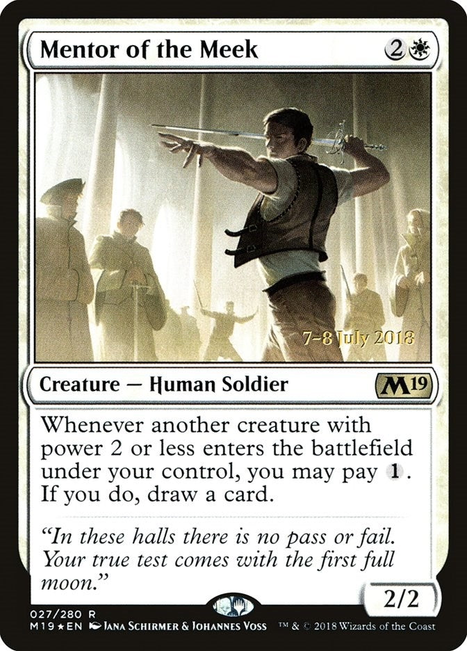 Image for Mentor of the Meek (27) [Prerelease Cards]