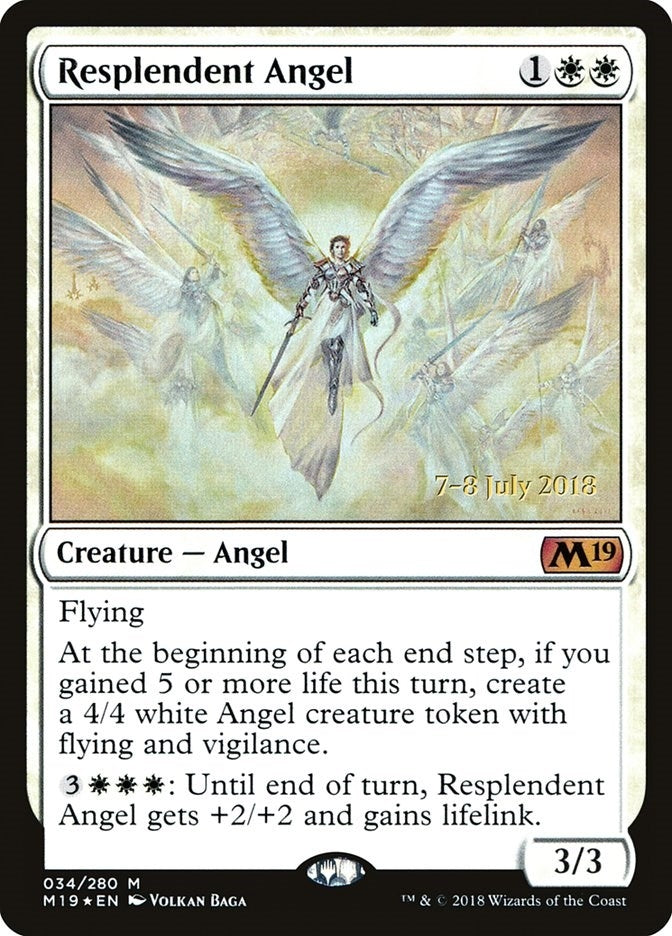 Image for Resplendent Angel (M19) (34) [Prerelease Cards]