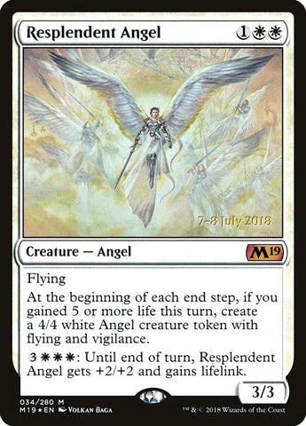Image for Resplendent Angel (M19) (34) [Prerelease Cards]