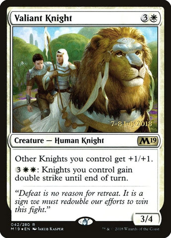 Image for Valiant Knight (42) [Prerelease Cards]