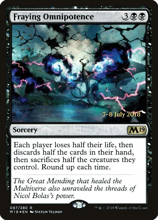 Image for Fraying Omnipotence (97) [Prerelease Cards]