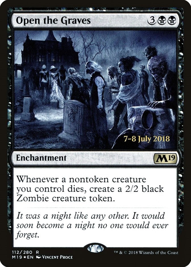 Image for Open the Graves (112) [Prerelease Cards]