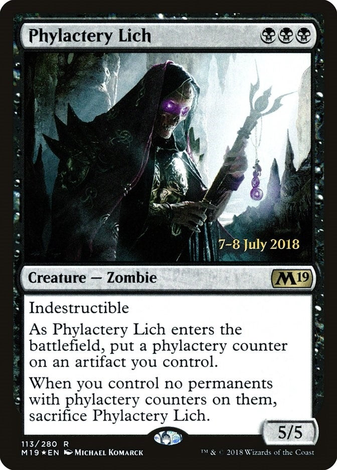 Image for Phylactery Lich (113) [Prerelease Cards]