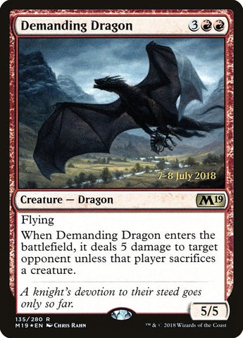 Image for Demanding Dragon (135) [Prerelease Cards]