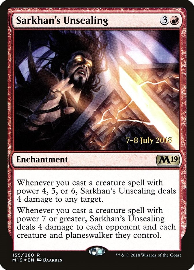 Image for Sarkhan's Unsealing (155) [Prerelease Cards]