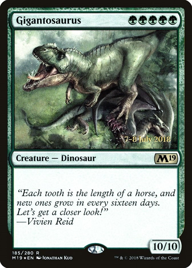 Image for Gigantosaurus (185) [Prerelease Cards]