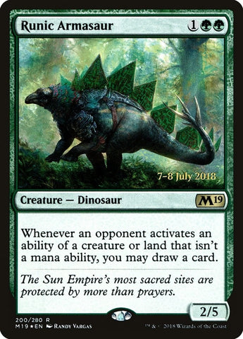 Image for Runic Armasaur (200) [Prerelease Cards]