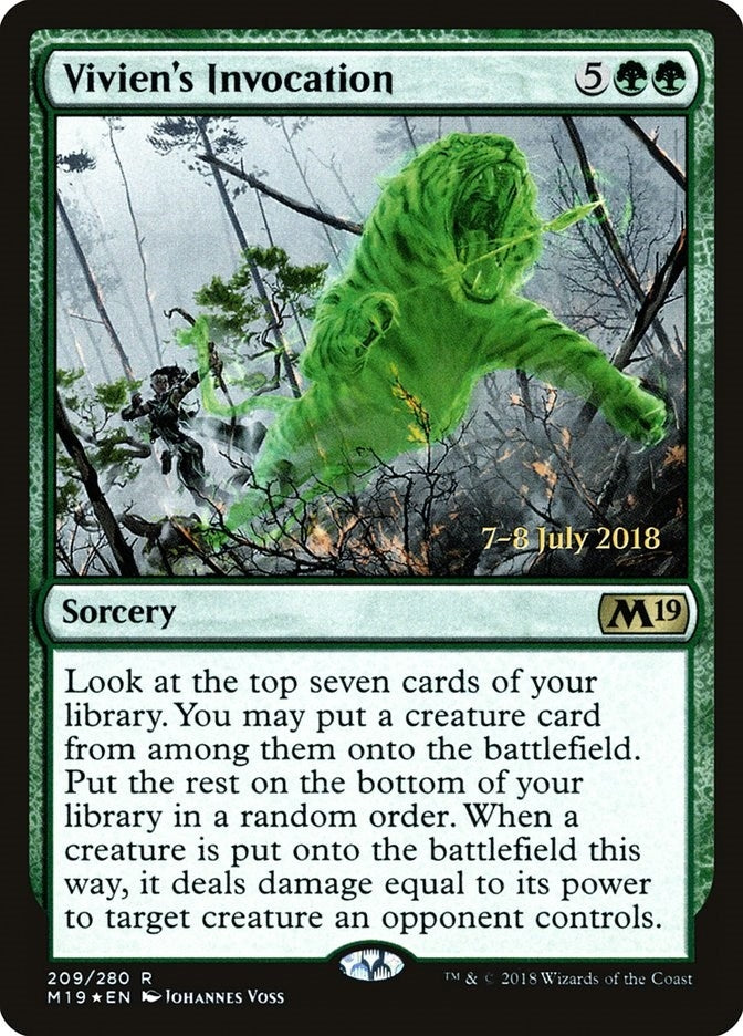 Image for Vivien's Invocation (209) [Prerelease Cards]