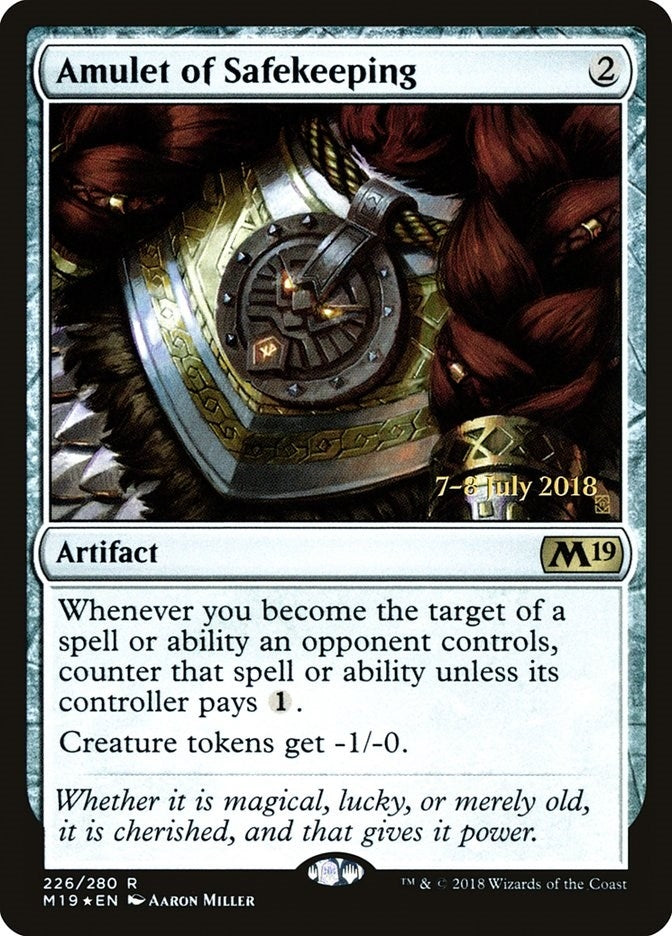 Image for Amulet of Safekeeping (226) [Prerelease Cards]