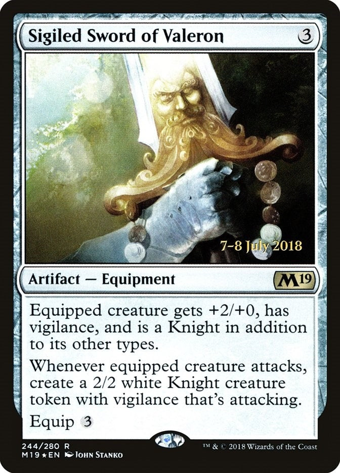 Image for Sigiled Sword of Valeron (244) [Prerelease Cards]