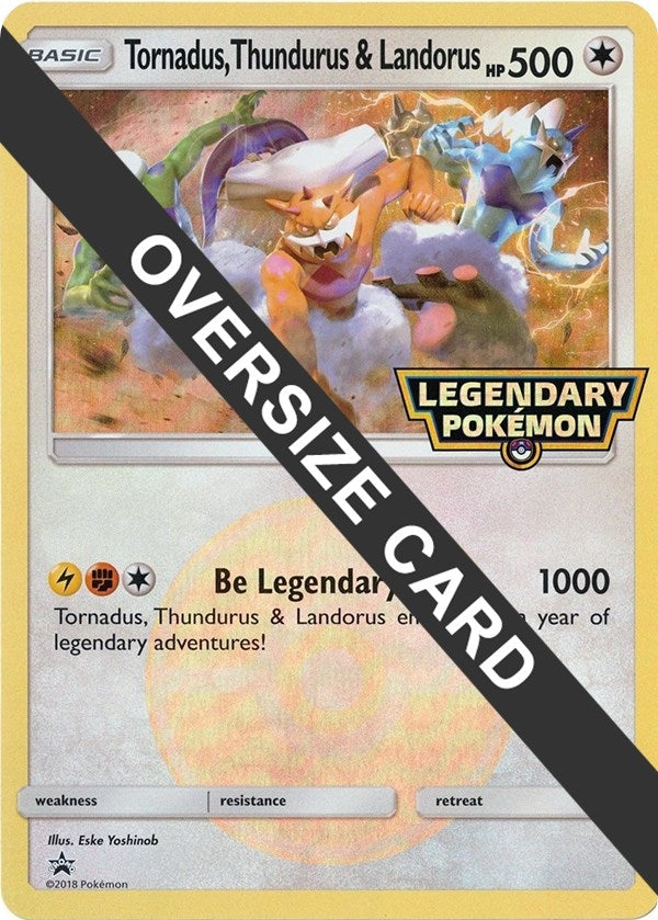 Image for Tornadus, Thundurus & Landorus (Forces of Nature Promo) [Jumbo Cards]