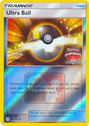 Image for Ultra Ball - 135/149 (North America Championships) [Staff] (135/149) - Pokemon