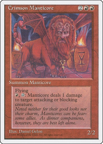 Image for Crimson Manticore [Fourth Edition]