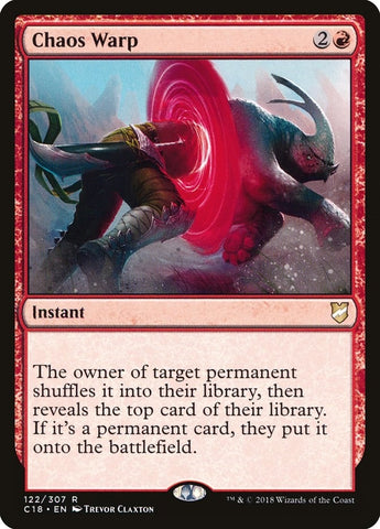 Image for Chaos Warp (122) [Commander 2018]
