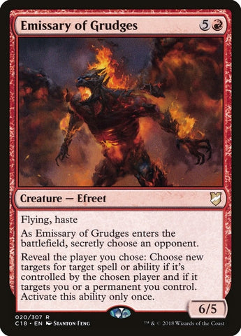 Image for Emissary of Grudges (20) [Commander 2018]