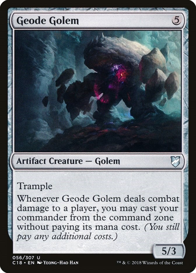 Image for Geode Golem (56) [Commander 2018]