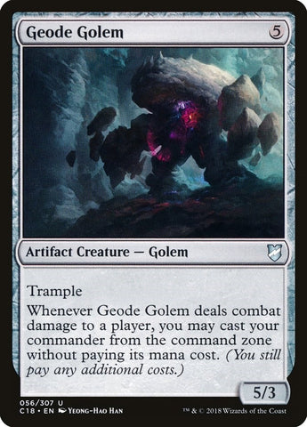 Image for Geode Golem (56) [Commander 2018]