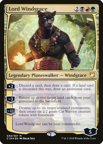 Image for Lord Windgrace (43) [Commander 2018]