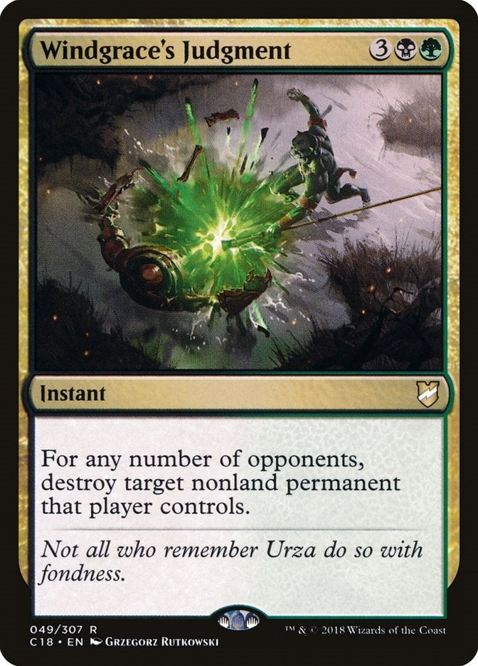 Image for Windgrace's Judgment (49) [Commander 2018]