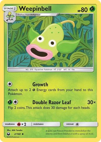 Image for Weepinbell (2/168) - Pokemon
