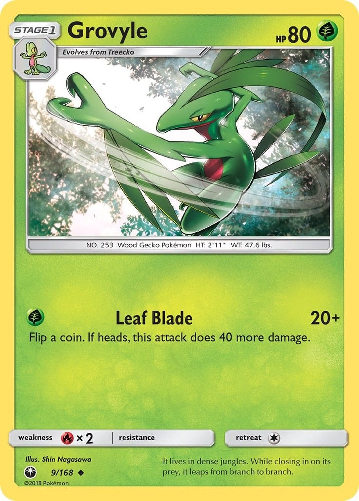 Image for Grovyle (9/168) [SM - Celestial Storm]
