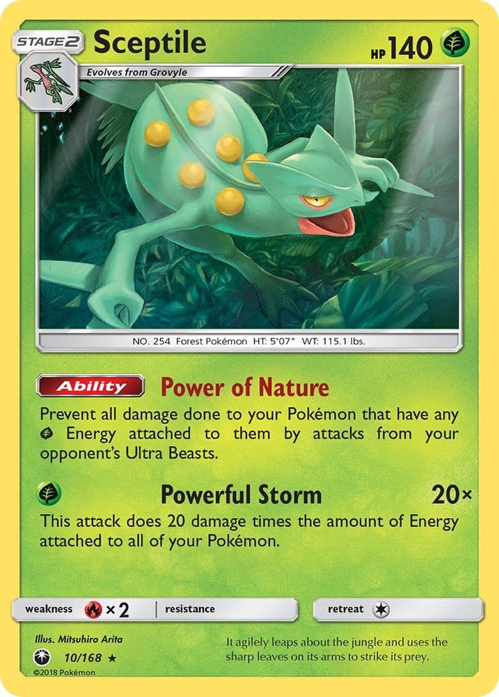 Image for Sceptile (10/168) - Pokemon