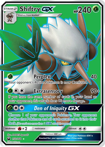 Image for Shiftry GX (Full Art) (152/168) - Pokemon