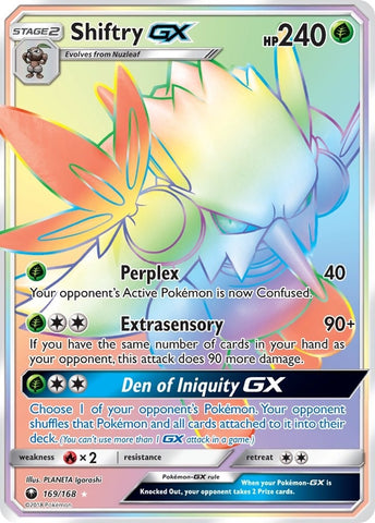 Image for Shiftry GX (Secret) (169/168) - Pokemon