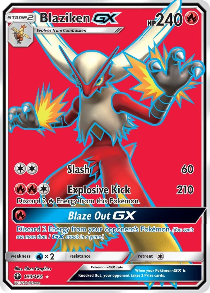 Image for Blaziken GX (Full Art) (153/168) [SM - Celestial Storm]