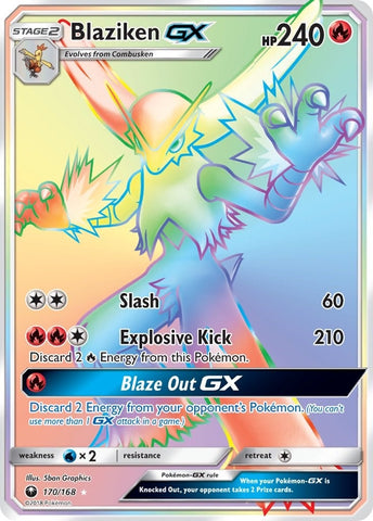 Image for Blaziken GX (Secret) (170/168) [SM - Celestial Storm]