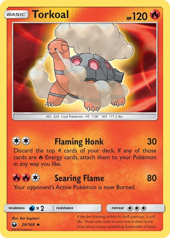 Image for Torkoal (29/168) - Pokemon