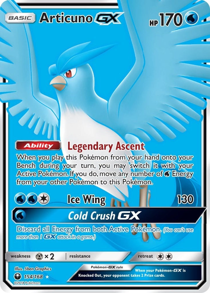 Image for Articuno GX (Full Art) (154/168) [SM - Celestial Storm]