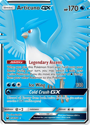 Image for Articuno GX (Full Art) (154/168) [SM - Celestial Storm]