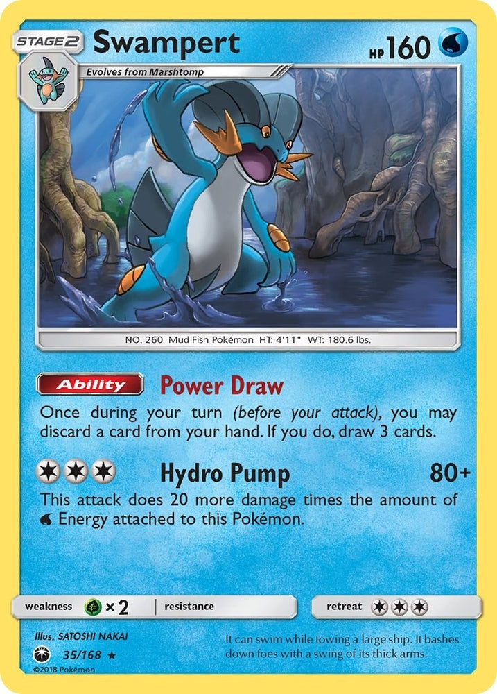 Image for Swampert (35/168) [SM - Celestial Storm]