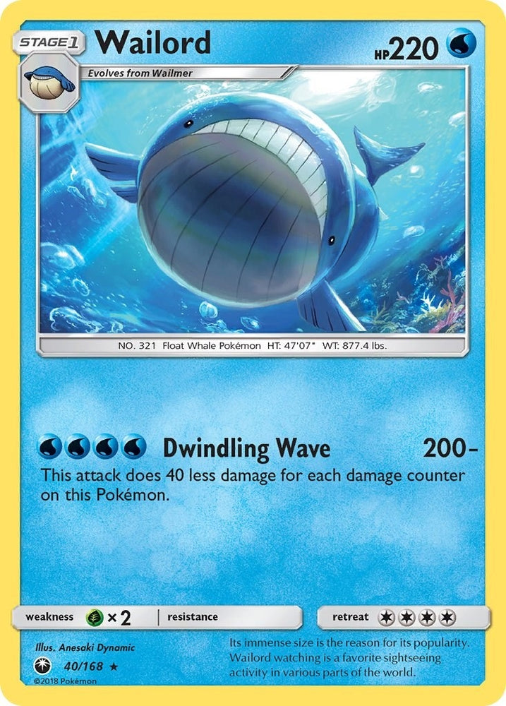 Image for Wailord (40/168) [SM - Celestial Storm]