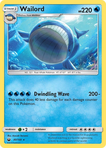 Image for Wailord (40/168) [SM - Celestial Storm]