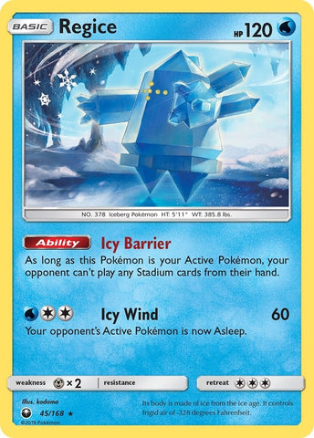 Image for Regice (45/168) - Pokemon