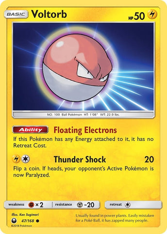 Image for Voltorb (47/168) - Pokemon