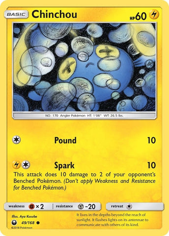 Image for Chinchou (49/168) [SM - Celestial Storm]