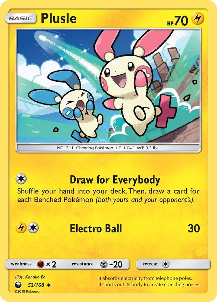 Image for Plusle (53/168) - Pokemon