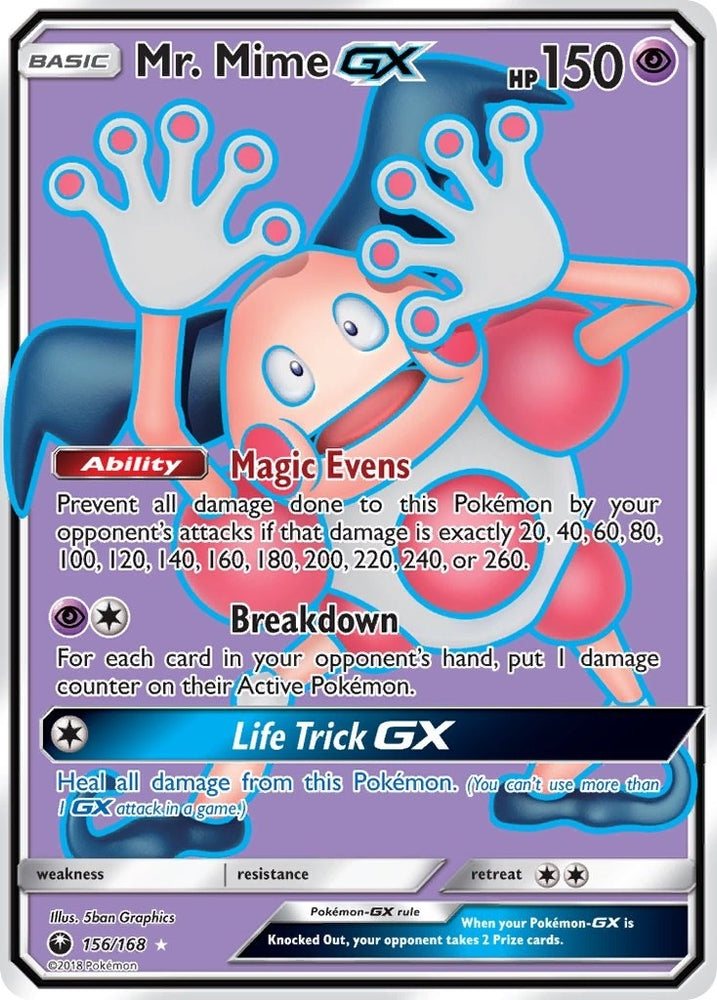 Image for Mr. Mime GX (Full Art) (156/168) [SM - Celestial Storm]
