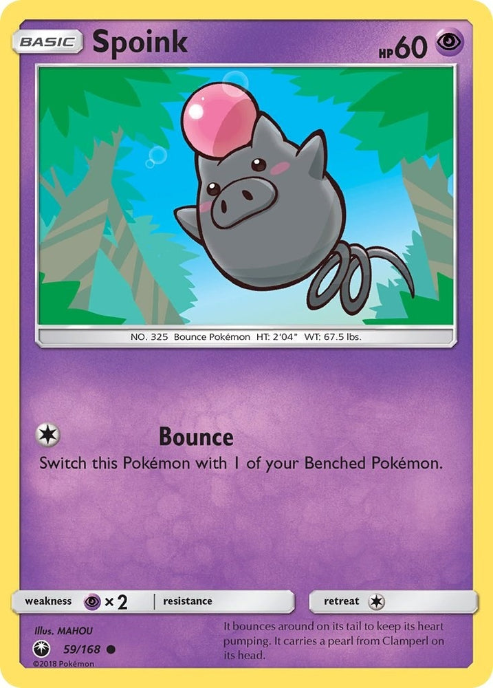 Image for Spoink (59/168) [SM - Celestial Storm]