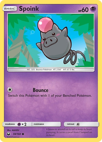 Image for Spoink (59/168) [SM - Celestial Storm]