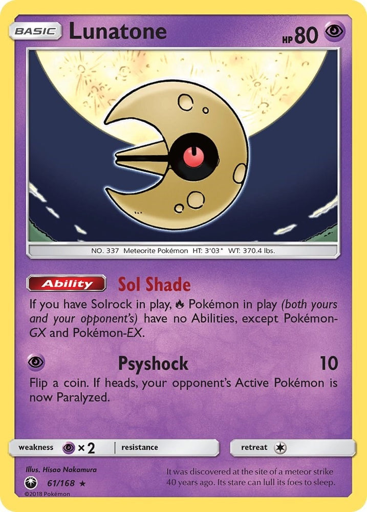Image for Lunatone (61/168) [SM - Celestial Storm]
