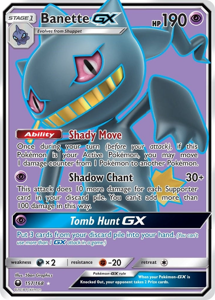 Image for Banette GX (Full Art) (157/168) [SM - Celestial Storm]