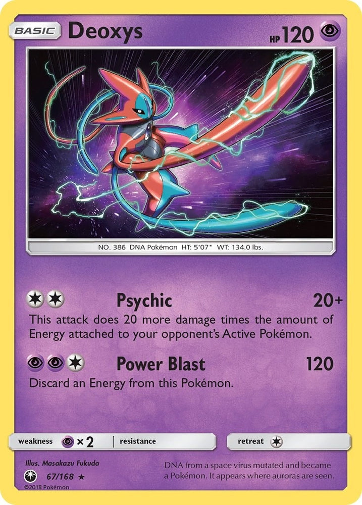 Image for Deoxys (67) (67/168) [SM - Celestial Storm]