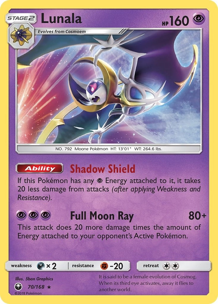 Image for Lunala (70/168) [SM - Celestial Storm]