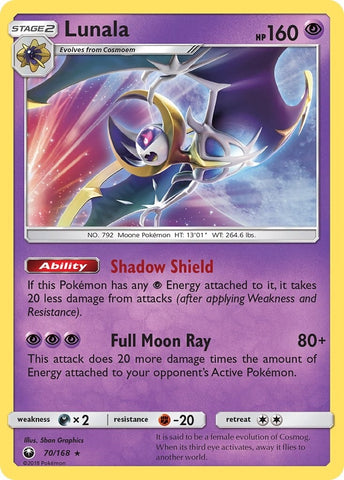 Image for Lunala (70/168) [SM - Celestial Storm]