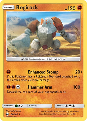 Image for Regirock (80/168) - Pokemon