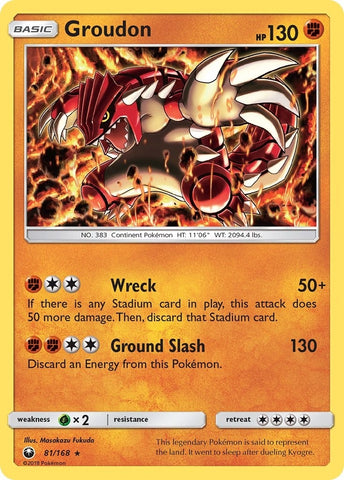 Image for Groudon (81/168) [SM - Celestial Storm]